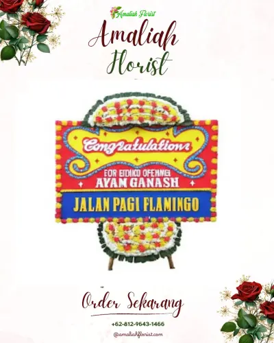 Bunga Papan Congratulation di Tanjungrejo